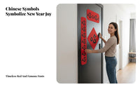 Magnetic Seasonal Couplets, 2026 Horse Year, Non-Woven, Creative Decor