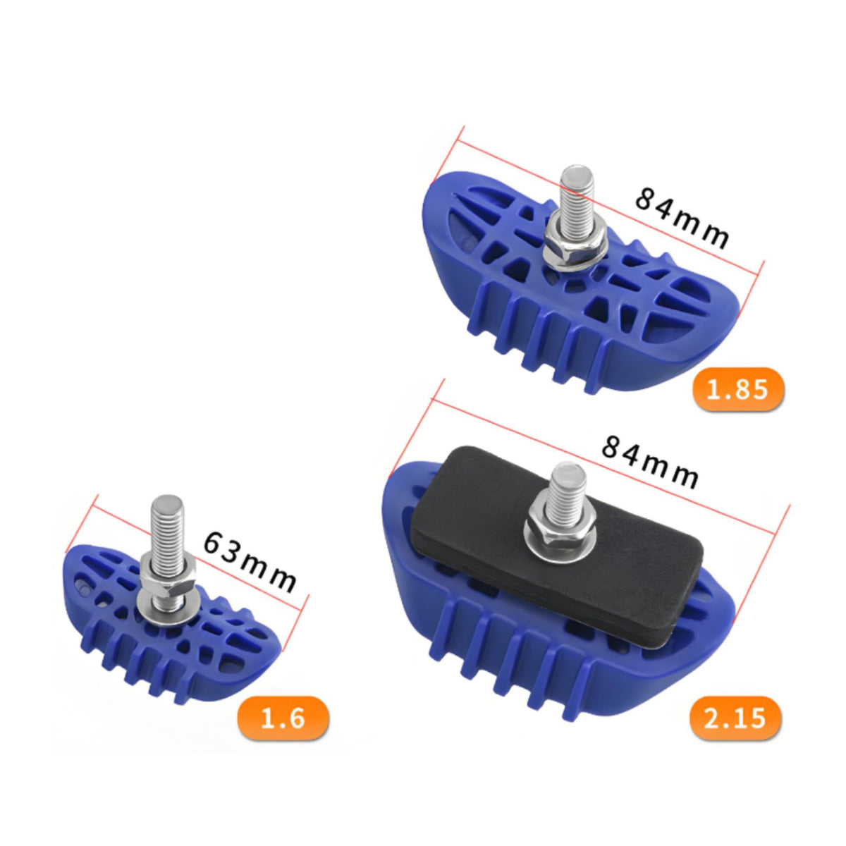 Sturdy Plastic Construction Inner Tube Clamp Anti-Slip Grip Tire Inner Tube Lock Universal Fit for Motocross Racers, Non-Asphalt-Road Riding