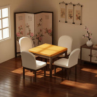 Mini Dining Room Table Set Photo Prop Miniature Dining Set Realistic Scale Model Furniture