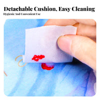 Eight-Sided Manicure Table Mat Set Waterproof Nail Art Armrest Pillow and Mat Easy to Clean Manicure Hand Rest Set for Beauty Students, Vanity Desk