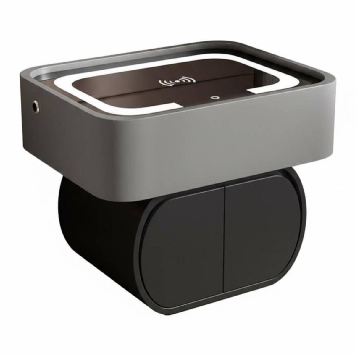 Smart Nightstand Wireless Charging Ports Sleek Design for Bedroom