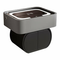 Smart Nightstand Wireless Charging Ports Sleek Design for Bedroom