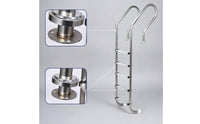 5-Step Pool Ladder Rust-Resistant Stainless Steel Pool Ladder Non-Slip for Swimmers, in-Ground Pools