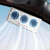 USB Powered Car Window Exhaust Fan Heat Dissipation Vehicle Air Circulator for Summer