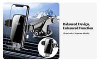 Suction Disc Car Ph Single Holder Anti-Movement Air Vent Ph Single Mount Multi-Functional Stable Grip for Commuters, Windshield