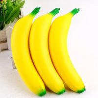 Banana Press Toy Green Tips Giant Banana Toy Novelty Item Realistic Design Non Material
