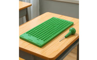 9-Line Braille Writing Slate with Stylus Foldable Braille Slate with Stylus Portable Lightweight for Classroom