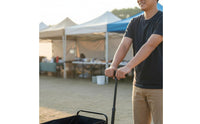 Trolley Handle for Camping Wagon Grip Replacement Part Crossbar Cart Handle for Camping, Outdoor