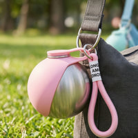 Dog Water Bottle with Drinking Bowl Sturdy Dog Water Bottle with Bowl Pet Drinking Cup Reusable Easy to Clean for Dogs, Travel