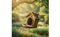 Hanging Bird Feeder Long-Lasting Bird Feeder with Tray Sturdy for Garden, Yard