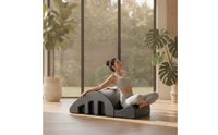 Contoured Foam Spine Corrector with Cutouts Arched Support Block High-Density Back Stretcher Ergonomic for Living Room