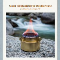 Brass Stove, Portable Camping Gear, Outdoor Heater