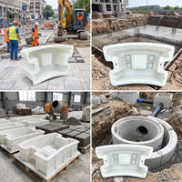 Concrete Well Module Mold Round Well Block Mold Easy to Use for Contractors