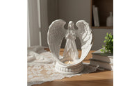 Resin Angel Sculpture Spiritual Ambiance Praying Angel Statue Sympathy Keepsake Decorative Figurine for Tabletop, Desktop