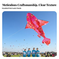 Koi Aquatic Kite Easy to Fly Large Aquatic Kite Light Wind Flyer for Adults