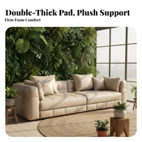 Straight-Line Couch Italian design adaptable L-Shaped Couch Set Light Luxury Living Room Furniture for Homeowners, Lounge Area, Home Interior, Office