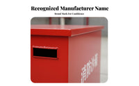 Fire Sand Box Thickened Steel Plate Fire Fighting Sand Bin Large Capacity for Property Managers, Industrial Workers, Factories, Warehouses, Workshops