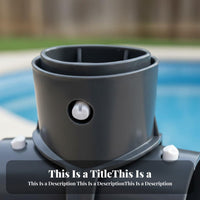 Pool Leg Support Joint Easy Installation Leg and Support Joint Elevated Ground Pool T-Connector No-Tools-Required Fit Frame
