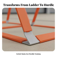 Long-Lasting Agility Ladder Multi-Functional Speed Ladder Portable Agility Training Set Quick Setup for Soccer Players, Athletes, Coaches, Outdoor, Gym
