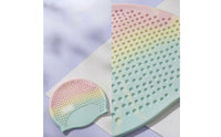 Silicone Swim Cap Form-Fitting Bubble Swim Cap Elastic Headwear for Young Swimmers, Young Children, Pool Practice