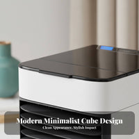 3-in-1 Function Portable Air Conditioner Fan Energy Saving USB Mini Air Cooler Quiet Operation for Office Workers, Students, Desk, Dorm Room