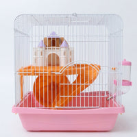 Portable Hamster Cage and Pet Carrier Multi-pack, Square Shape Wire Metal Habitat Suitable for Hamsters and Small Pets for Four Seasons Outdoor Use