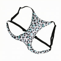 Contoured Breast Pad Anatomically Curved Breast Support Pad Adjustable Straps Textile-coveredCovered for Sleeping, Resting