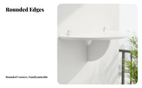 Semicircle Hanging Container on the vertical surfaceMounted Plant Holder adaptable for Renters