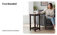 Corner Design Two-Tier Pedestal Stand Space-Saving Indoor Furnishing Multi-Purpose Accent Table Stable and Sturdy for Homeowners, Apartment Dwellers, Interior Decorators, Living Room, Bedroom, Entryway, Hallway