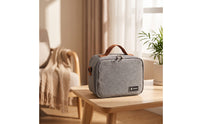 Insulated Meal Carrier Reusable Meal Carrier with Pockets Soft for Office Workers, Students, Work, Picnic