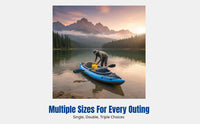 Inflatable Kayak, Durable Canoe, Thickened, Wear-Resistant, Fishing & Drifting Boat