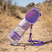 Portable Pet Water Bottle for Dogs and Cats - Travel Drinker with Dispenser for Walking and Outdoor Activities