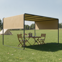 Outdoor Waterproof Windproof Sunshade Canopy for Camping and Picnics