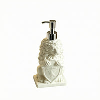 Guard Front Panel Lion-Shaped Dispenser Embossed Mane Tabletop Dispenser Curved Spout Pump Bottle
