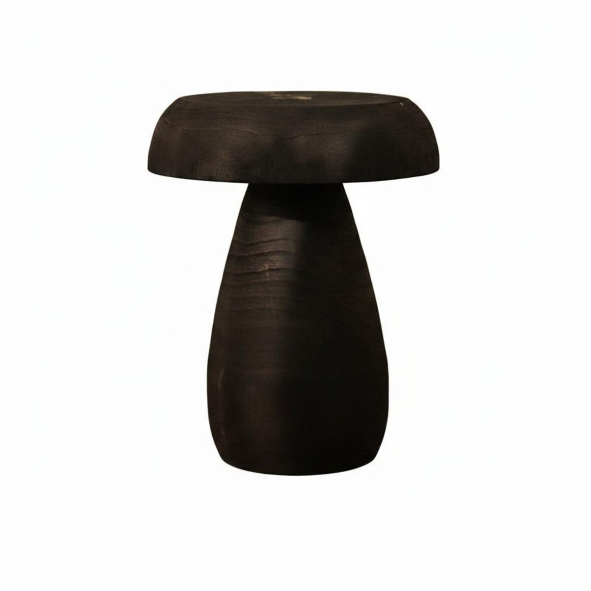 Creative Design Mushroom-Shaped Log Stool Luxury aesthetic Mushroom-Shaped Stool Natural Aesthetic Side Table Multi-Functional for Hotel managers, Interior Designers, Nature Lovers, Entryway, Living Room, Guesthouse, Bedroom