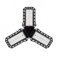 Folding LED Lamp 6500K Adjustable Panel Lamp for Home, Commercial