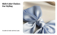 Double Tier Knot Hair Fastener Elegant Design Double Tier Knot Barrette Soft and Comfortable Easy to Use for Women, Parties