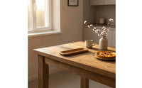 Acacia Wood Tray Rectangular Wooden Serving Platter Tray with Raised Edge for Hosts, Kitchen, Parties, Home