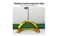 Arched Base Ball Return Putting Practice Aid Flag Target Sports Training Gear Floor Use