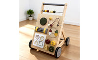 Infant Push Assistant with Blocks Interactive Infant Push Assistant with Activity Center Educational for Young Children, Infants, Nursery
