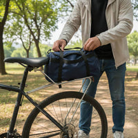 Rear Bicycle Cargo Rack Stainless Steel Rear Bike Rack with Fast-Release Clamp Tubular for Commuters, Cyclists, Commuting, Cycle Exploration