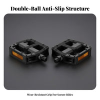 2 Pieces Wear-Resistant Mountain Bike Platform Pedals Easy Installation Mountain Bike Pedal Lightweight for Commuting