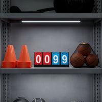 Flip Scoreboard with Number Cards Foldable Flip Scoreboard Manual Score Keeper Portable Tabletop Score Flipper Compact