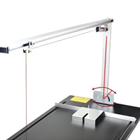 Adjustable Temperature Electric Foam Cutting Machine Quick Heating Hot Wire Foam Cutter Onboard Measurement Guides for Artists, DIY Projects