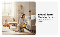 Pistol Grip Steam Cleaner Household Cleaning Easy to Use Multi-Purpose Accessories High-Temperature Handheld Steam Cleaner