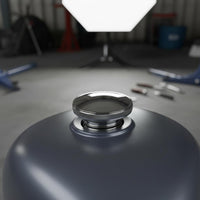 Knurled Grip CNC Aluminum Fuel Lid Spring-Loaded Gas Cap for Harley Riders