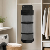 Over the Door Organizer with Zippered Pockets Heavy-Duty over-the-Door Organizer for Athletes, Home Gym, Garage