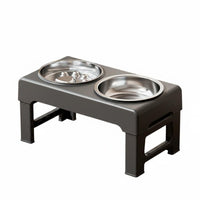 Adjustable Pet Feeding Station Elevated Dog Bowls Raised Feline Food Bowls for Dogs, Cats