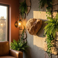 Artificial Rock Decoration Natural-Looking Faux Rock Textured for Hobbyists