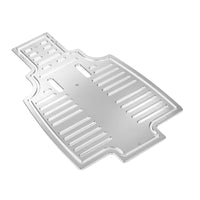 Chassis Bottom Plate Brushed Metal RC Car Chassis Guard Plate Precision-Cut